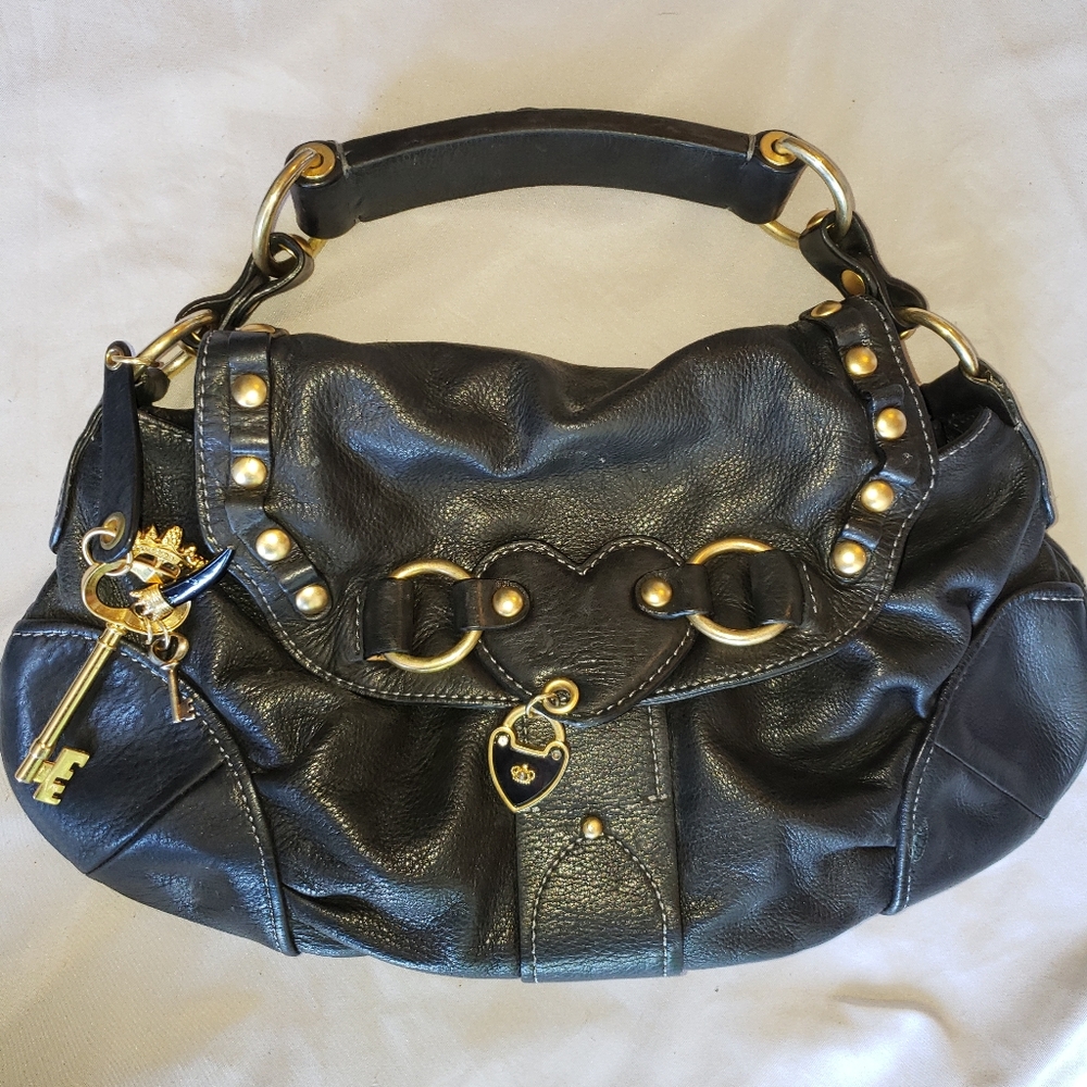 Juicy couture vintage leather clutch